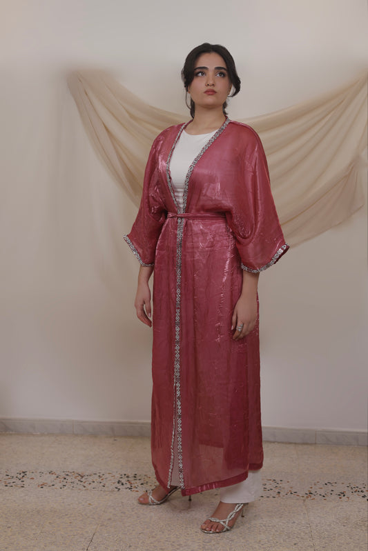 Crystal Blush Abaya